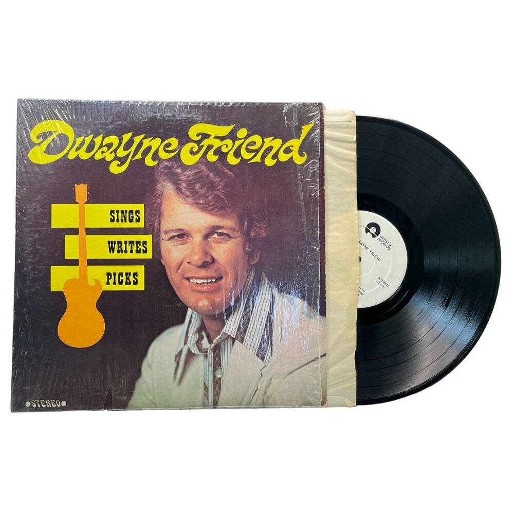 Dwayne Friend Sings Writes Picks Vinyl LP Country Gospel Alton MO